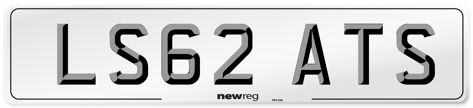 LS62 ATS Number Plate from New Reg